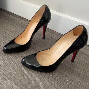 Black patent Christian Louboutin